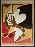 Udo Koller Original Woodcut Poster 1990