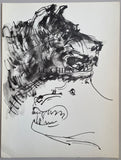 Pablo Picasso - Original Lithograph - En marge du Buffon 1957