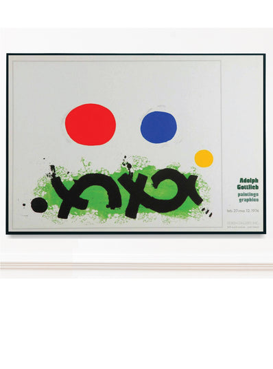 Aldolph Gottlieb Original Artist Poster 1974