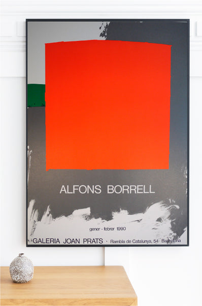 Alfons Borrell - Original Artist Poster 1980