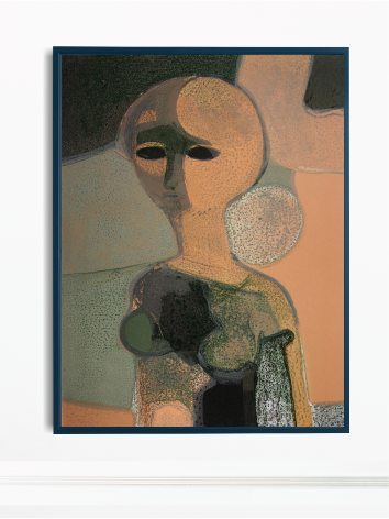 André Minaux Vintage Print - Original Lithograph 1968