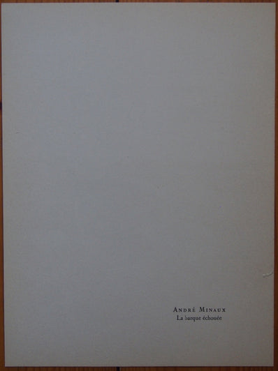 Andre Minaux Vintage Print - Original Lithograph 1964