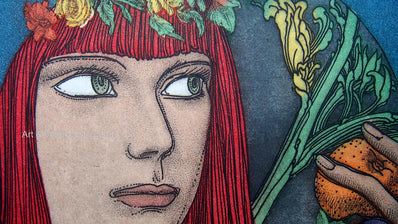 Ernst Fuchs - Original Limited Edition Etching & Aquatint 1976