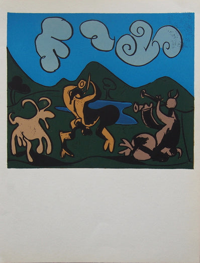 Pablo Picasso - Original Linocut 1960