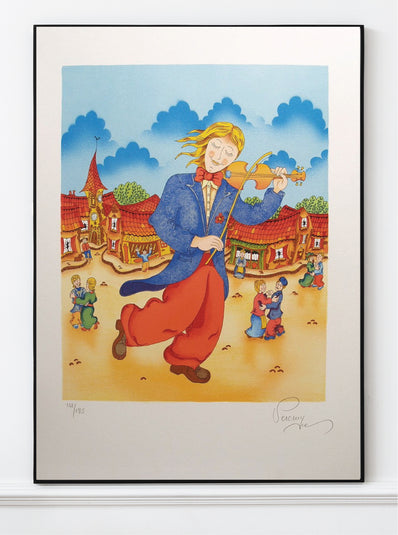 Bernard Vercruyce - Hand Signed Lithograph