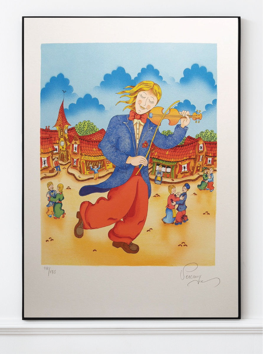 Bernard Vercruyce - Hand Signed Lithograph
