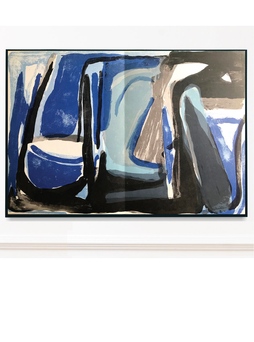 Bram Van Velde Print - Original Lithograph 1975