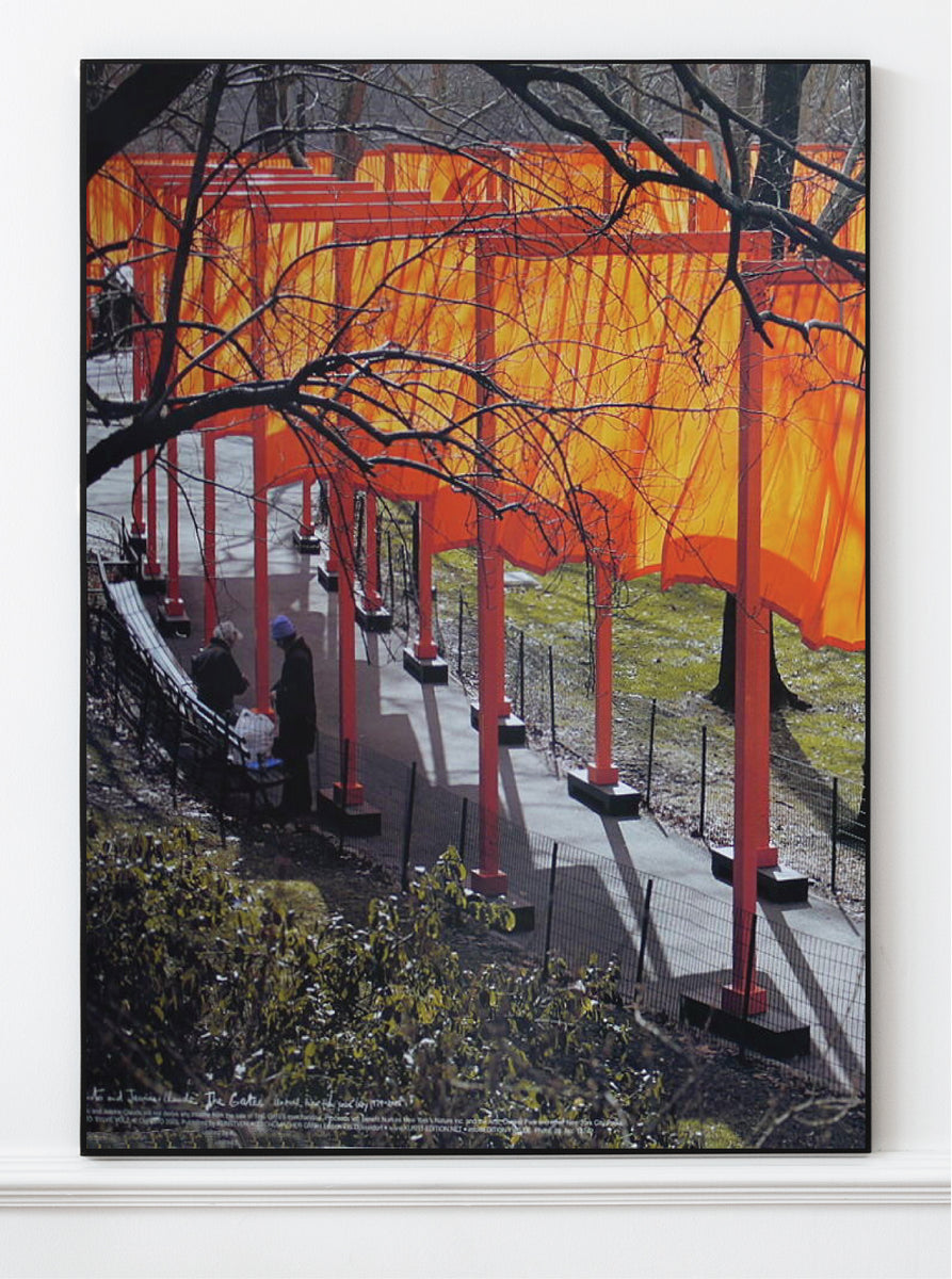 Christo exhibition poster - Central Park