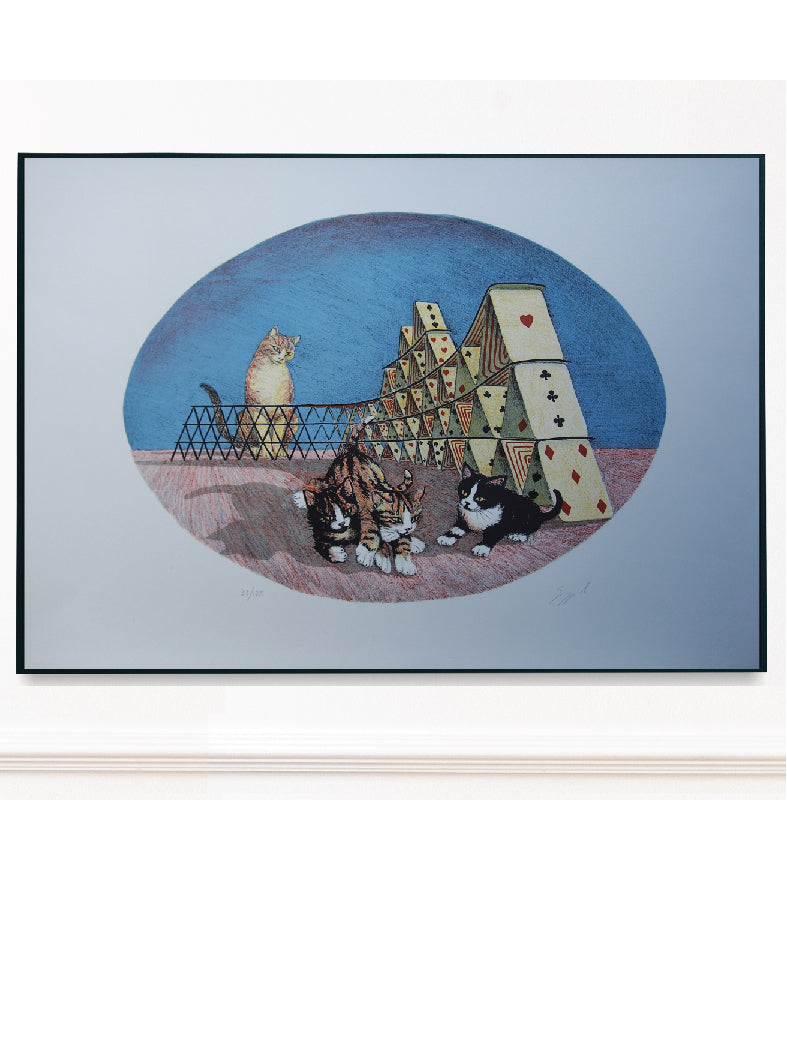 Original Hand Pulled Print - Hand Signed Lithograph