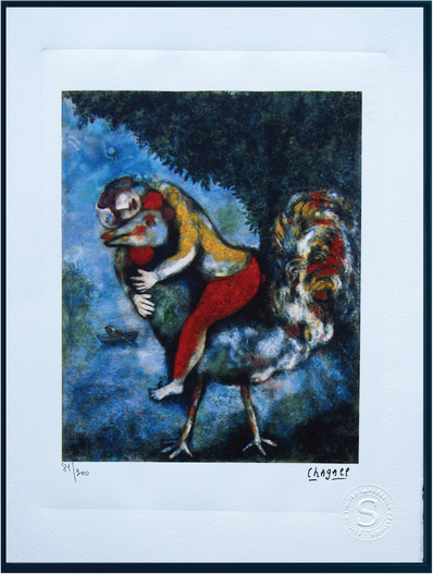 Marc Chagall - Hand Pressed Print