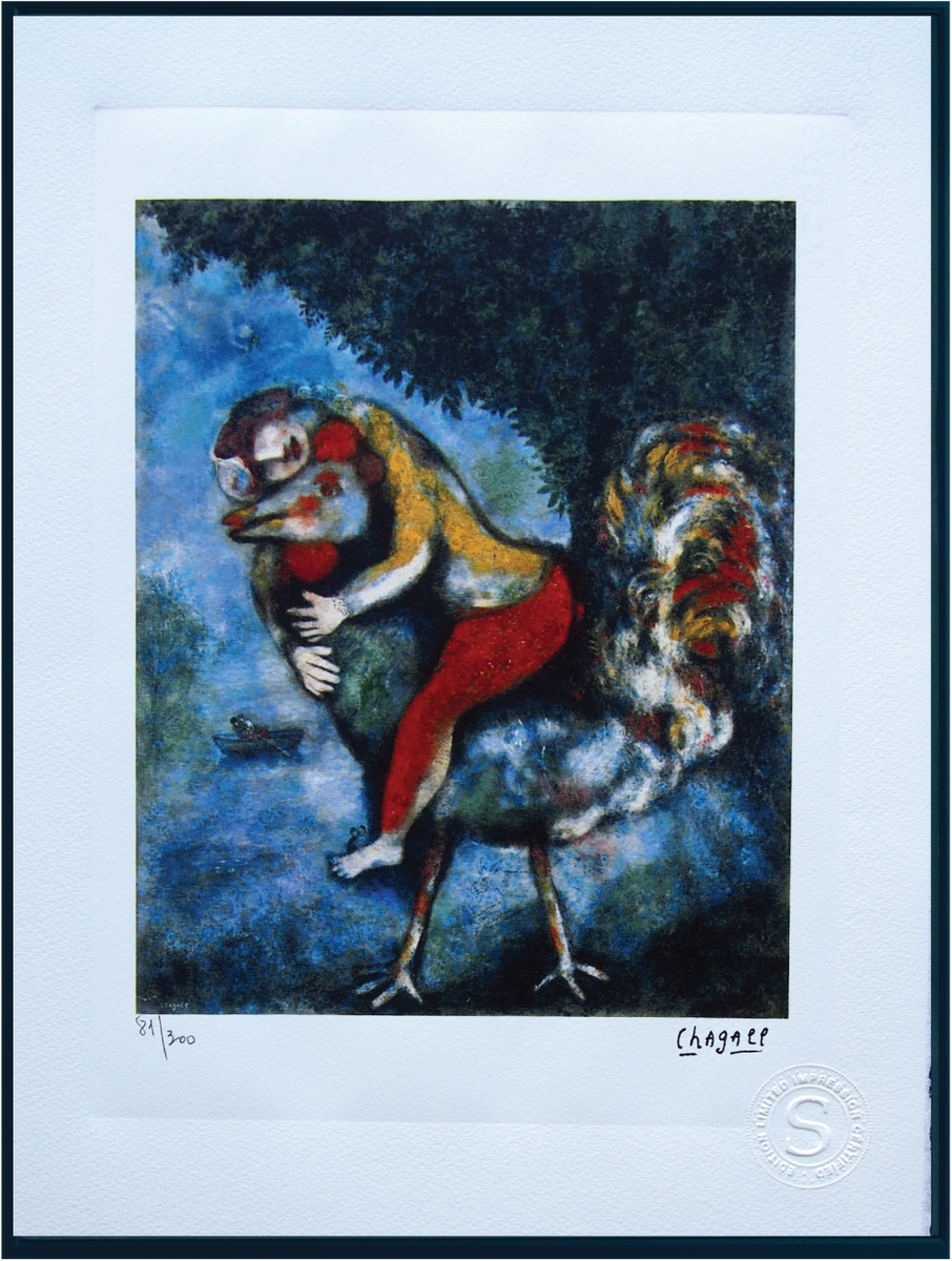Marc Chagall - Hand Pressed Print