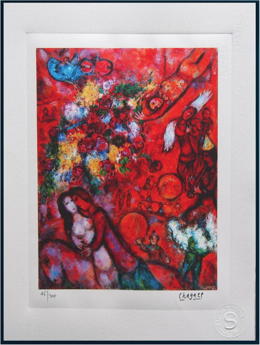 Marc Chagall - Hand Pressed Print