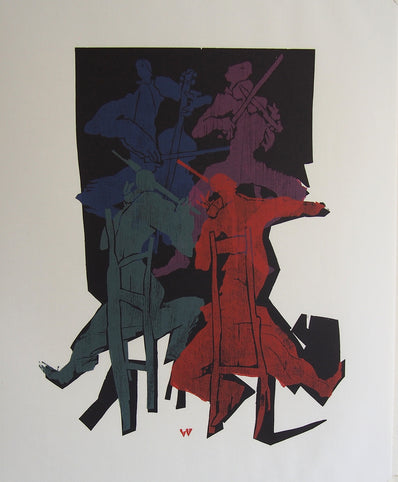 Detlef Willand - Original Woodcut