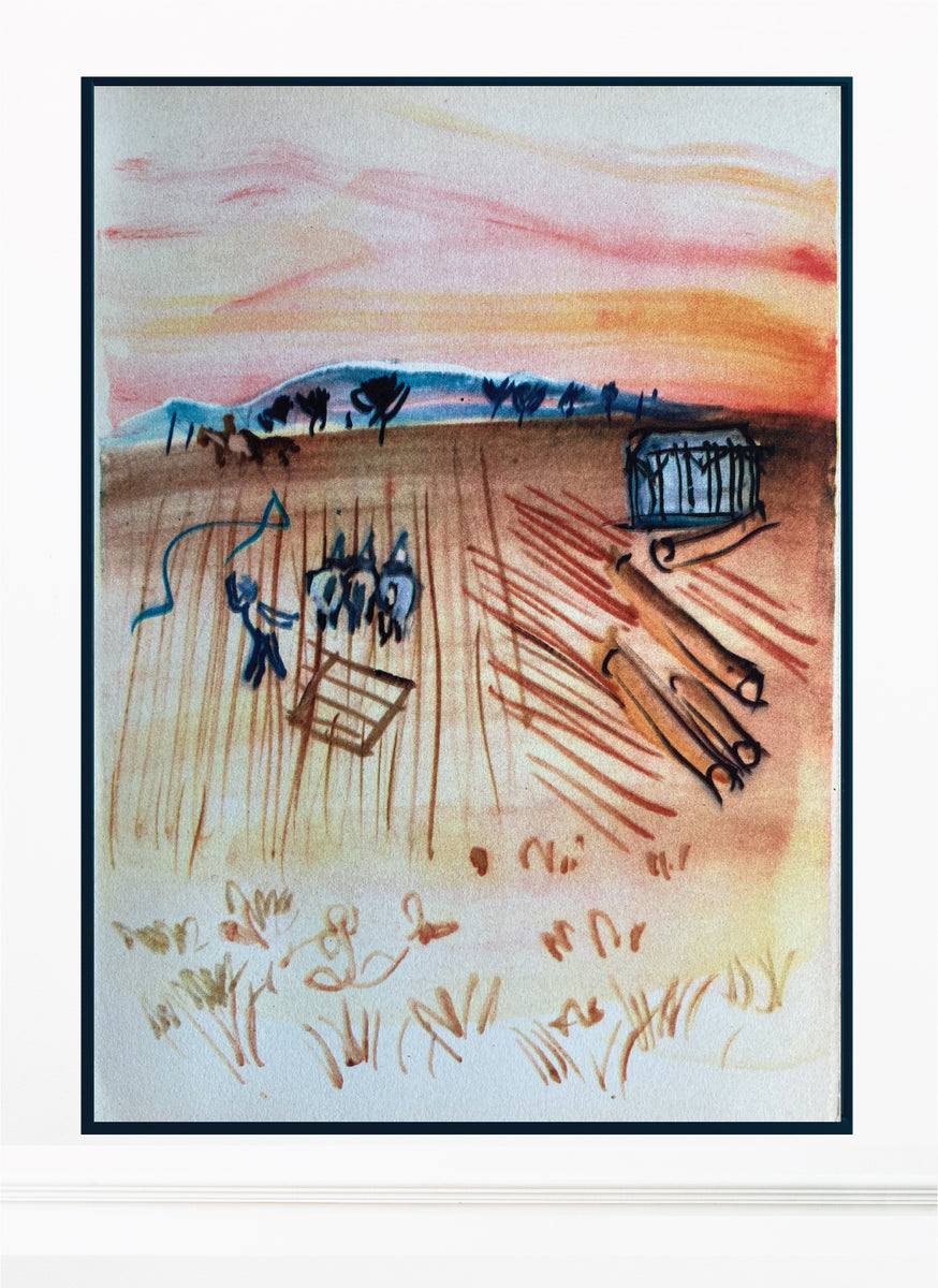 Raoul Dufy Print - Lithograph 1950