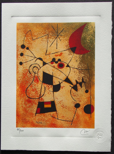 Joan Miró - Hand Pressed Print