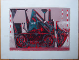 Erich Husemann - Original Serigraph 1990 - Collectible Art