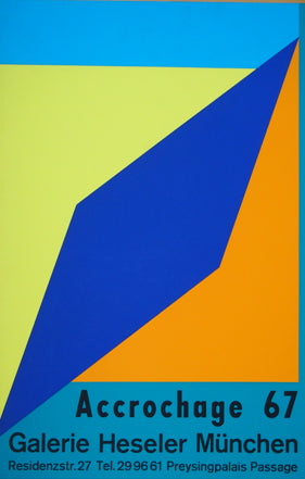 Max Bill - Original Serigraph 1967 - Collectible Art