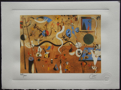 Joan Miró - Hand Pressed Print