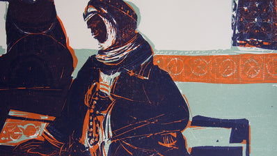 Heinz Dress - Original Woodcut