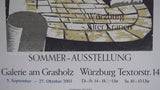 Heinz Fredrich Original Woodcut Poster 2001 - Graphik der Gegenwart