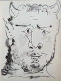 Pablo Picasso - Original Lithograph - En marge du Buffon 1957