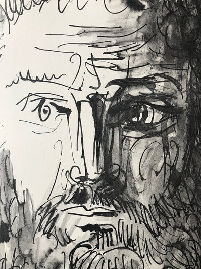 Pablo Picasso - Original Lithograph - En marge du Buffon 1957