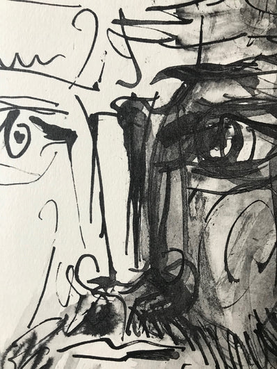 Pablo Picasso - Original Lithograph - En marge du Buffon 1957