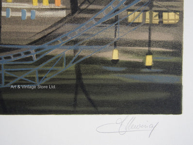 Jean-Luc Lecoindre Vintage Print - Original Lithograph 1980's