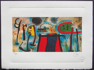 Joan Miró - Hand Pressed Print
