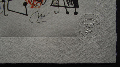 Joan Miró - Hand Pressed Print