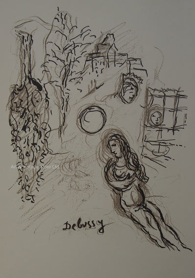 Marc Chagall - Original Lithograph 1965