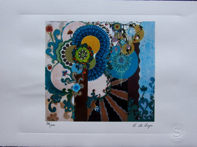 Beatriz Milhazes - Hand Pressed Print