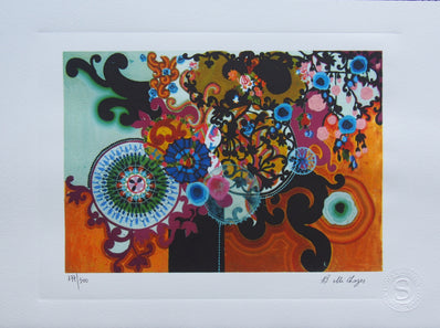 Beatriz Milhazes - Hand Pressed Print