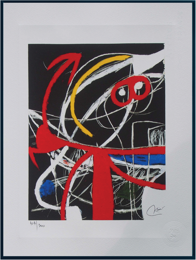 Joan Miró - Hand Pressed Print