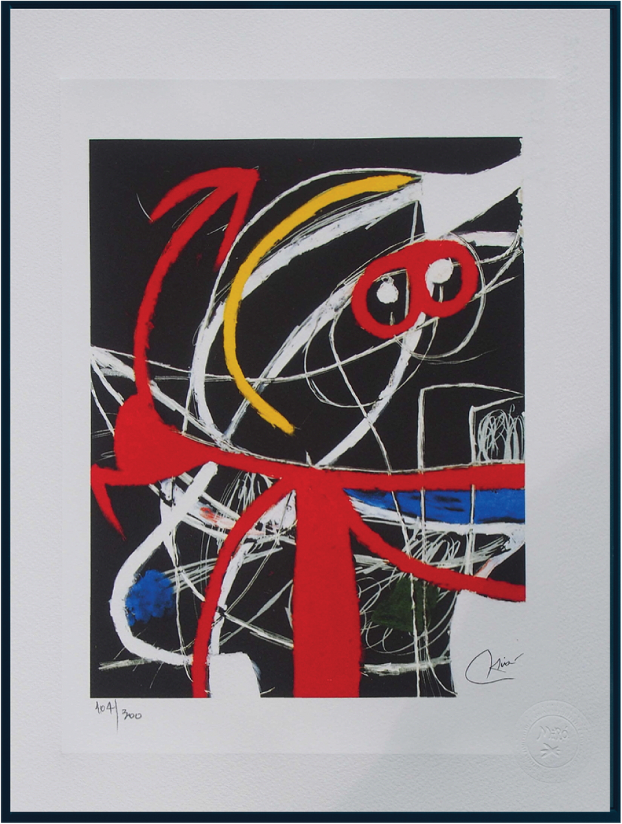 Joan Miró - Hand Pressed Print