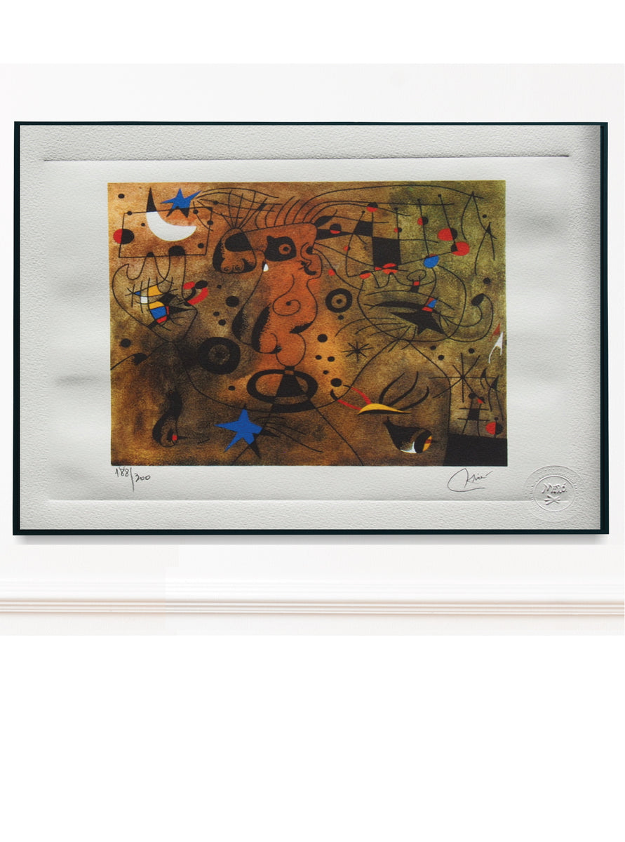 Joan Miró - Hand Pressed Print