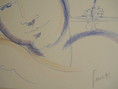 Nicola Sene - Vintage Hand Signed Lithograph