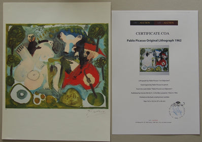 Pablo Picasso -  Hand Signed Lithograph 1962