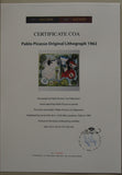 Pablo Picasso -  Hand Signed Lithograph 1962