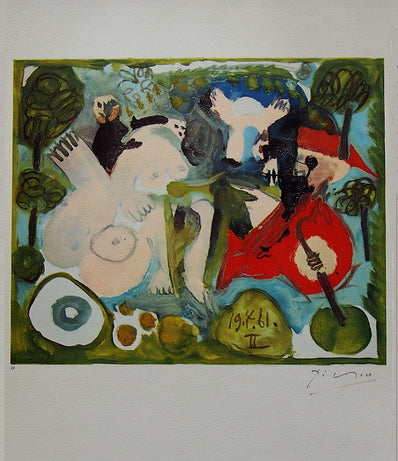 Pablo Picasso -  Hand Signed Lithograph 1962