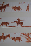 Pablo Picasso - Original Lithograph 1961 - Toro Y Toros