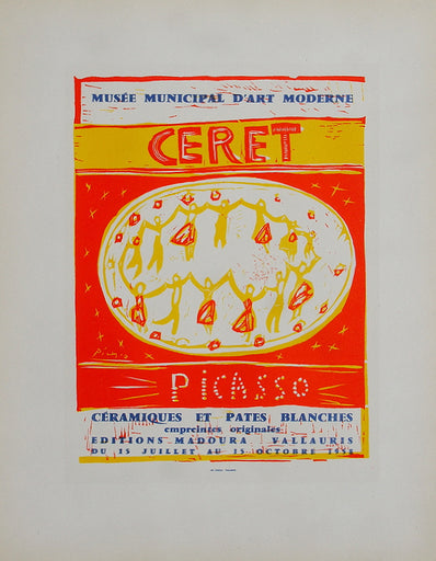 Pablo Picasso Vintage Print - Original Lithograph 1959