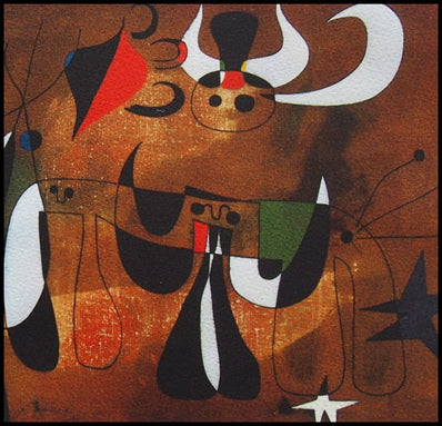 Joan Miró - Hand Pressed Print