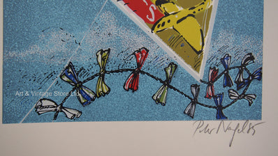 Peter Nagel - Original Serigraph 1985 - Collectible Art