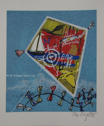 Peter Nagel - Original Serigraph 1985 - Collectible Art