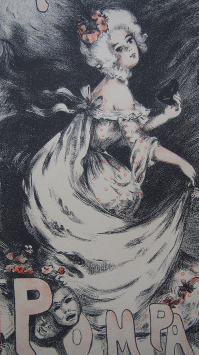 Emmanuel Barcet - Original Stone Lithograph 1898