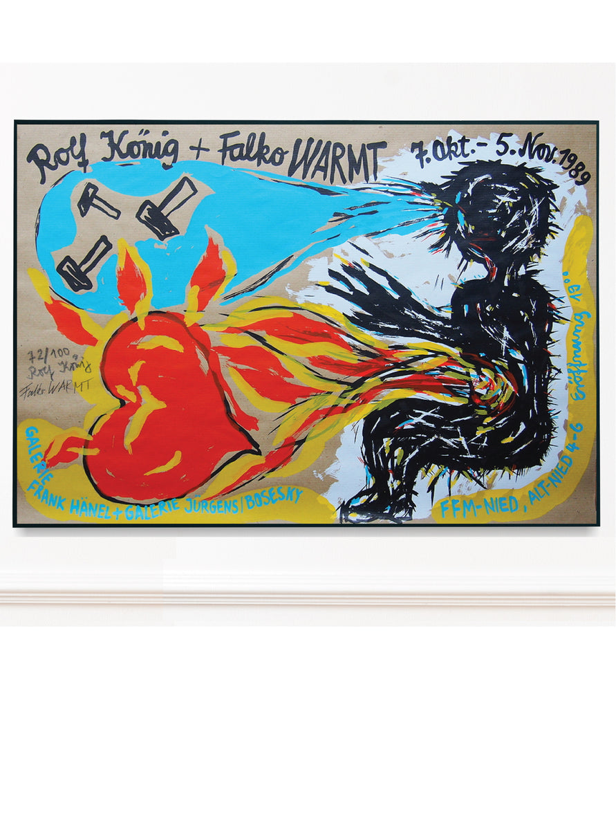 Rolf König - Original Hand Signed Serigraph 1989 - Collectible Art