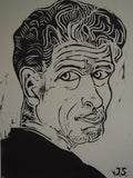 Joesf Scharl Original Woodcut Poster 1972