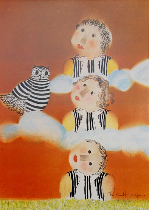 Christine Thouzeau – Vintage Art Print