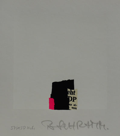 Bodo Schramm - Hand Signed Lithograph 1983